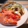 รูป Cooksnap ของ Meemie Siwarin เมื่อเขาทำ กุ้งอบวุ้นเส้นในกระทะ