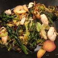Chris Jacobs's cooksnap of when they made Leeks and cabbage with chorizo and apple.