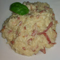 El cooksnap de Gio cuando hizo Risotto a la carbonara (Olla Gm deLuxe).