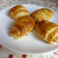 El cooksnap de Paula cuando hizo Croasanes de hojaldre con jamón y queso.