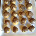 El cooksnap de Luis Piriz cuando hizo Bombas rellenas de dulce de leche y bañadas en chocolate.