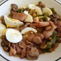 El cooksnap de Paola González cuando hizo Calamares, verduras y huevo - Crock Pot.