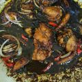Cooksnap Ezzeyan Mu'izz semasa beliau membuat Ayam Masak Lada Hitam.