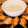 Cooksnap-ul lui Natalia Boda atunci când a preparat Aripioare la cuptor cu sos de iaurt cu usturoi copt.