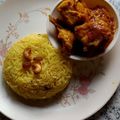 sandhya Dutta 's cooksnap of when they made বাসন্তী পোলাও (basonti pulao recipe in Bengali).