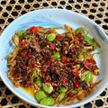 Cooksnap Zieta Ali semasa beliau membuat Bilis petai.