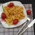 Cooksnap από Δήμητρα στη συνταγή Ανακατευτά αυγά (scrambled) με μπέικον