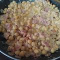 El cooksnap de Juan Pedro Sanchez Alvarez cuando hizo Garbanzos a la carbonara.