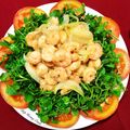Cooksnap của Hoàng Oanh khi họ làm theo món Rau càng cua trộn tôm