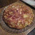 El cooksnap de Ivanna Catalogna cuando hizo Tortilla de papas, jamón y queso.