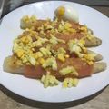 El cooksnap de Estefania G cuando hizo Dos recetas con espárragos.