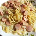 Cooksnap 0h Hana !! semasa beliau membuat Spagethi Cabonara.