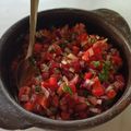 El cooksnap de Julieta Luján cuando hizo Pebre.