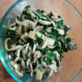 El cooksnap de Jess Ceballos cuando hizo Ensalada de champiñones crudos al estilo de mi mamá.