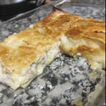 El cooksnap de Pablo Paredes cuando hizo Empanada puerro, bacon, pollo, bechamel y roquefort.