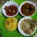 Sukla Sil's cooksnap of when they made ঠাকুরবাড়ীর মাটন কষা আর বাসন্তী পোলাও (Mutton kosha, basanti Pulao recipe in Bengali).