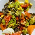 El cooksnap de Lucía Hernández cuando hizo Ensalada de lentejas light #S.O.S franco.