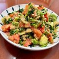 Superlittleboo's cooksnap of when they made ほうれん草とトマトのツナドレッシング.