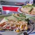 El cooksnap de Claudia Isabel cuando hizo Torta salada de panqueques.