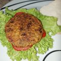 El cooksnap de Arami Castillo cuando hizo Hamburguesas veganas de soja texturizada.