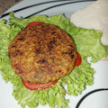 El cooksnap de Arami Castillo cuando hizo Hamburguesas veganas de soja texturizada.