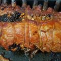 El cooksnap de Hu Lanzi cuando hizo Carré de cerdo relleno.