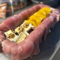 Anna Pataki Cooksnap-ja, amikor elkészítette a(z) Aszalt szilvás, camembert sajtos, diós pulykamell őzgerincben receptet.