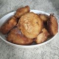 El cooksnap de Analia Recco cuando hizo Buñuelos de manzana.