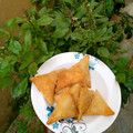 Rukayya Jarma's cooksnap of when they made Samosa.