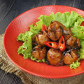 Cooksnap dari OpiBun untuk resep Bakso Bakar Pedas Manis