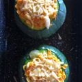 El cooksnap de Milagros Espinoza cuando hizo Zapallitos rellenos de verduras.