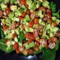 d.roberts1261's cooksnap of when they made The Health Salad - Avocado & Tri Color Cherry Tomato Salad.