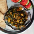 सोनल जयेश सुथार 's cooksnap of when they made મૂળા ભાજી લોટ વાળું શાક (mula bhaji besanwali sabzi recipe in Gujarati).