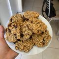 El cooksnap de Johana Ailin cuando hizo Galletitas fit de Banana y Avena.