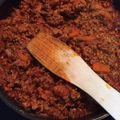 El cooksnap de Marieta cuando hizo Salsa boloñesa maravillosa.
