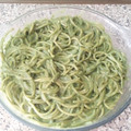 El cooksnap de Roberto marin diaz cuando hizo Espaguetis con salsa de espinacas.