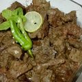 Bushra Mazhar's cooksnap of when they made Masaly Dar Kaleeji.