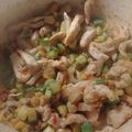 El cooksnap de Lezlhy Reynaga cuando hizo Calabacitas con pollo y elote a mi estilo. 😋😋.
