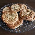 Cooksnap από Athina στη συνταγή Μπισκότα με ταχίνι, σουσάμι και μέλι