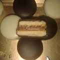 El cooksnap de Bris Ali cuando hizo Alfajores de chocolate y dulce de leche.