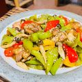 料理男子部🍻's cooksnap of when they made 鶏もも肉とパプリカ達の甘酢炒め.