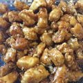 Cliff's cooksnap of when they made Panda express orange chicken.