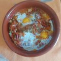 El cooksnap de antonio cuando hizo 594. Huevos a la flamenca con patatitas (principal carne).