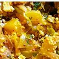 Anushri Pai's cooksnap of when they made कच्च्या पपईची भाजी (kachya papaya chi bhaji recipe in marathi).
