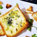 Farzana Memon 's cooksnap of when they made Garlic bread bucket.