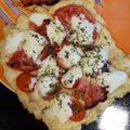 El cooksnap de Eva Segura Sanz cuando hizo Pizza con base de pollo, baja en HC (Keto).