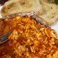 El cooksnap de Marieta cuando hizo Strapatsada griega o revuelto de huevo con tomate.