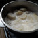 El cooksnap de Mariana Iglesias cuando hizo Filet de merluza a la crema con papas.