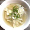 POMMY KITCHEN 's cooksnap of when they made 🍜เกี๊ยวน้ำไก่ฮาลาล🍗halal chicken wonton soup.