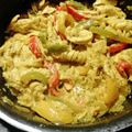 tsholo 's cooksnap of when they made Fajita pasta.